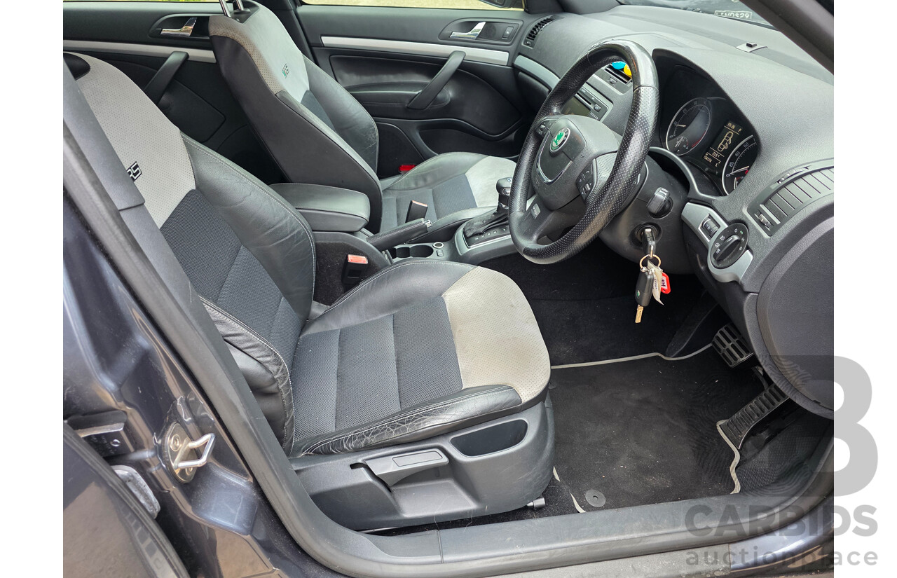 4/2010 Skoda Octavia RS 147 TSI 1Z MY10 5d Hatchback Grey Turbo 2.0L