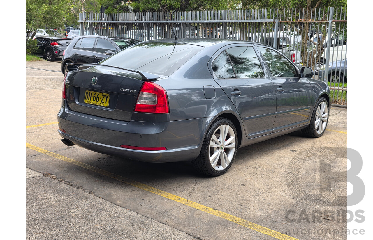 4/2010 Skoda Octavia RS 147 TSI 1Z MY10 5d Hatchback Grey Turbo 2.0L