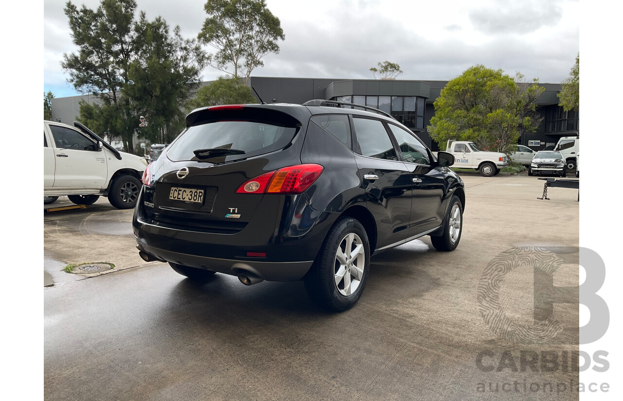 3/2011 Nissan Murano Ti Z51 MY10 4d Wagon Black V6 3.5L