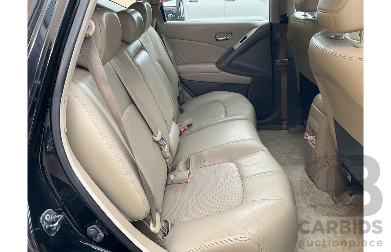 3/2011 Nissan Murano Ti Z51 MY10 4d Wagon Black V6 3.5L