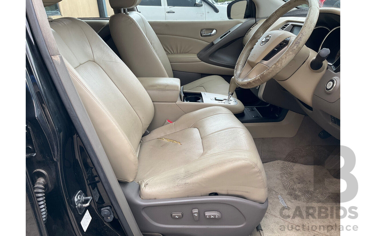 3/2011 Nissan Murano Ti Z51 MY10 4d Wagon Black V6 3.5L