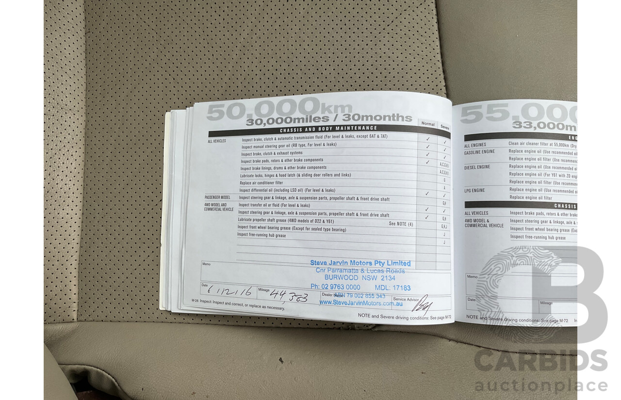 3/2011 Nissan Murano Ti Z51 MY10 4d Wagon Black V6 3.5L