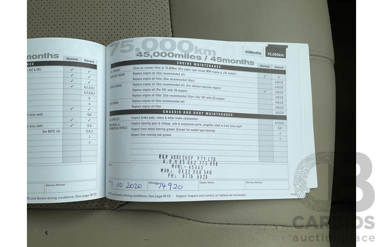 3/2011 Nissan Murano Ti Z51 MY10 4d Wagon Black V6 3.5L