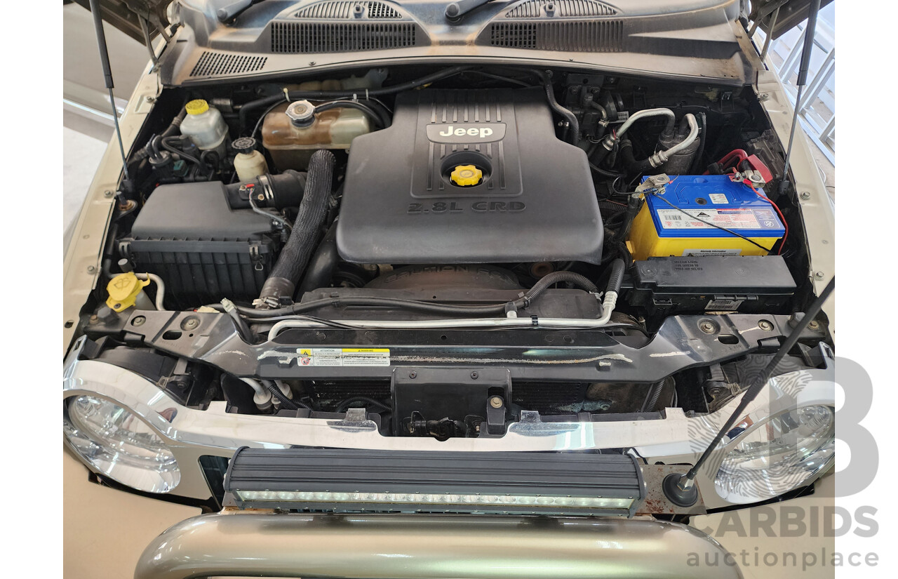 2/2007 Jeep Cherokee Limited (4x4) KJ MY05 UPGRADE II 4d Wagon Gold 2.8L