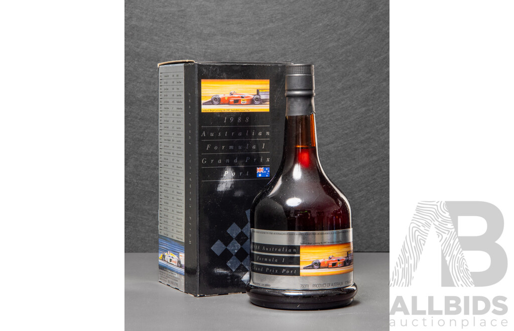 Collection of Ten Boxed Australian Formula 1 Grand Prix Port 1986-1985