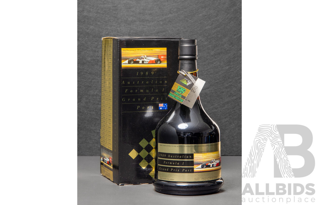 Collection of Ten Boxed Australian Formula 1 Grand Prix Port 1986-1985