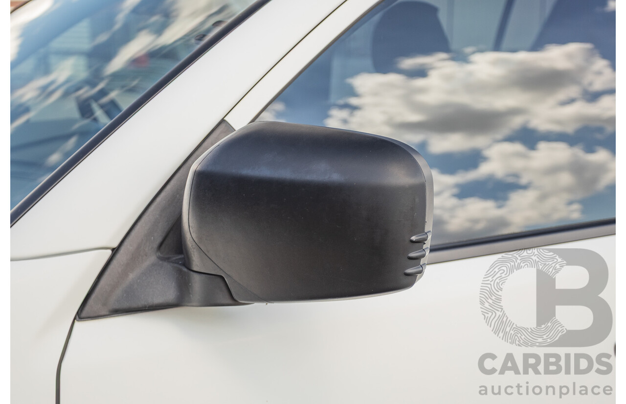 06/2015 Mitsubishi Triton GLX+ (4x4) MN MY15 Double Cab Utility White Turbo Diesel 2.5L