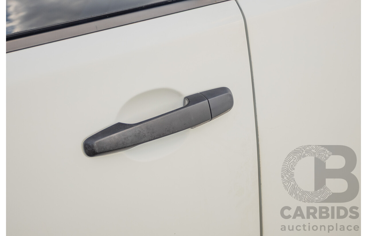 06/2015 Mitsubishi Triton GLX+ (4x4) MN MY15 Double Cab Utility White Turbo Diesel 2.5L
