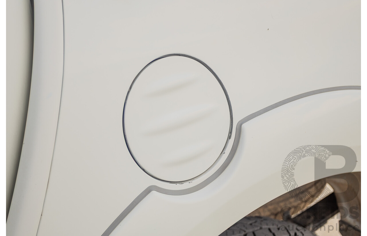 06/2015 Mitsubishi Triton GLX+ (4x4) MN MY15 Double Cab Utility White Turbo Diesel 2.5L