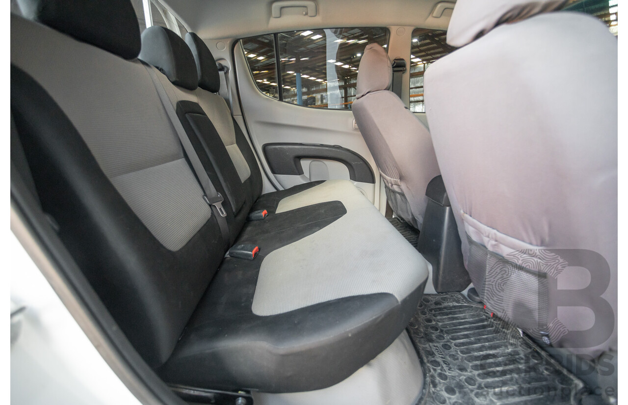 06/2015 Mitsubishi Triton GLX+ (4x4) MN MY15 Double Cab Utility White Turbo Diesel 2.5L