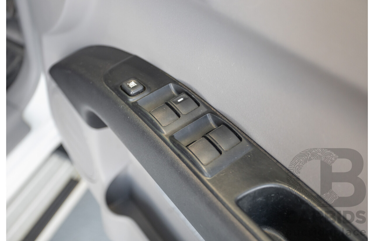 06/2015 Mitsubishi Triton GLX+ (4x4) MN MY15 Double Cab Utility White Turbo Diesel 2.5L