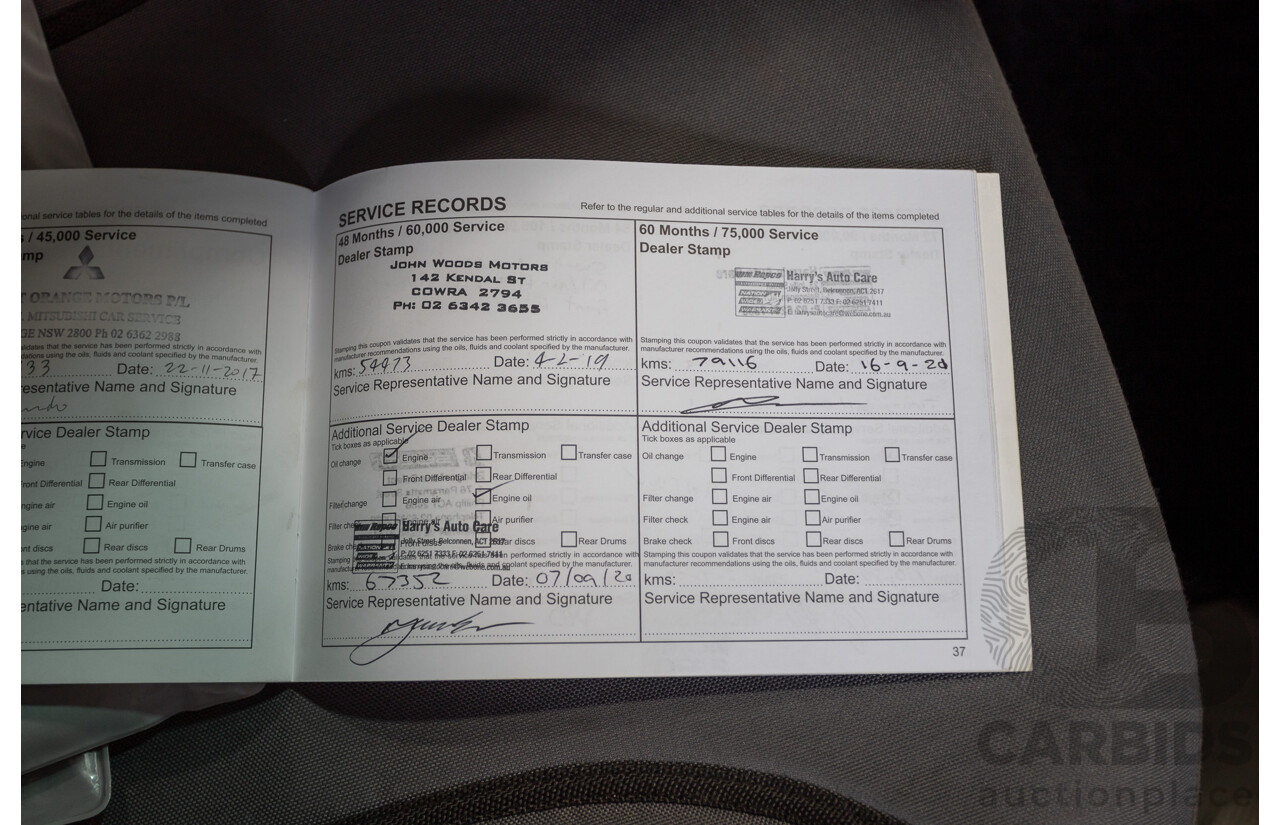 06/2015 Mitsubishi Triton GLX+ (4x4) MN MY15 Double Cab Utility White Turbo Diesel 2.5L