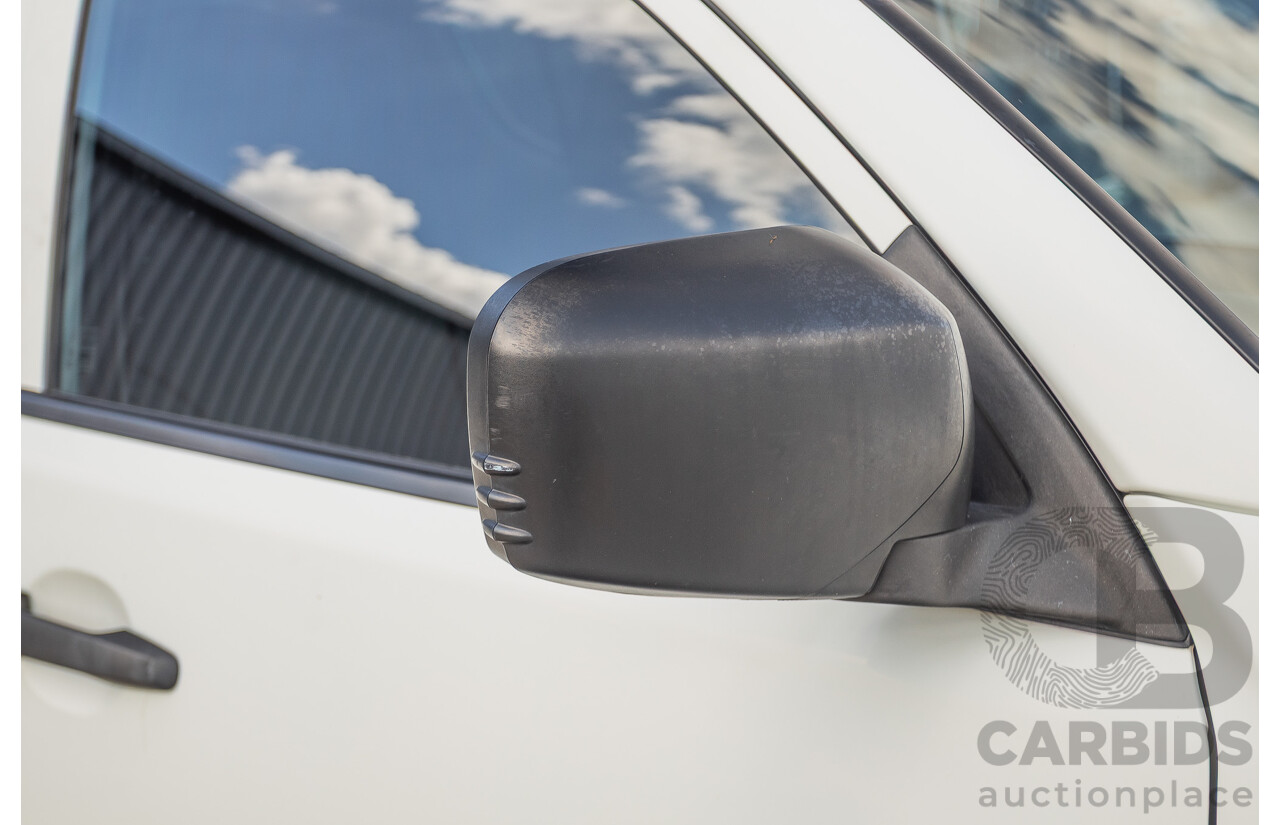 06/2015 Mitsubishi Triton GLX+ (4x4) MN MY15 Double Cab Utility White Turbo Diesel 2.5L