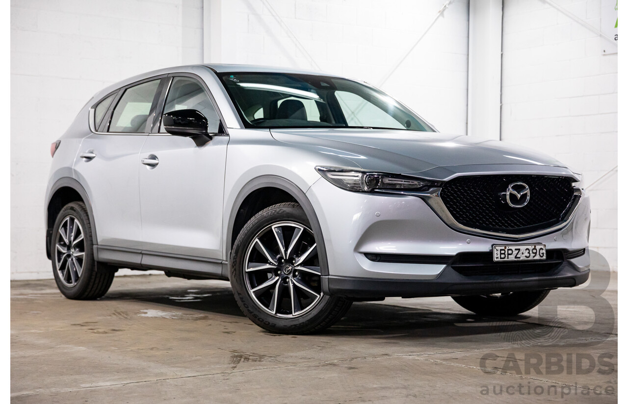 03/2017 Mazda CX-5 GT (AWD) MY17.5 (KF Series 2) 4d Wagon Sonic Silver Metallic Turbo Diesel 2.2L