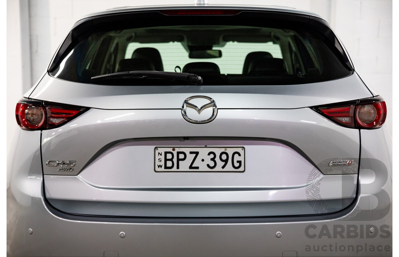 03/2017 Mazda CX-5 GT (AWD) MY17.5 (KF Series 2) 4d Wagon Sonic Silver Metallic Turbo Diesel 2.2L