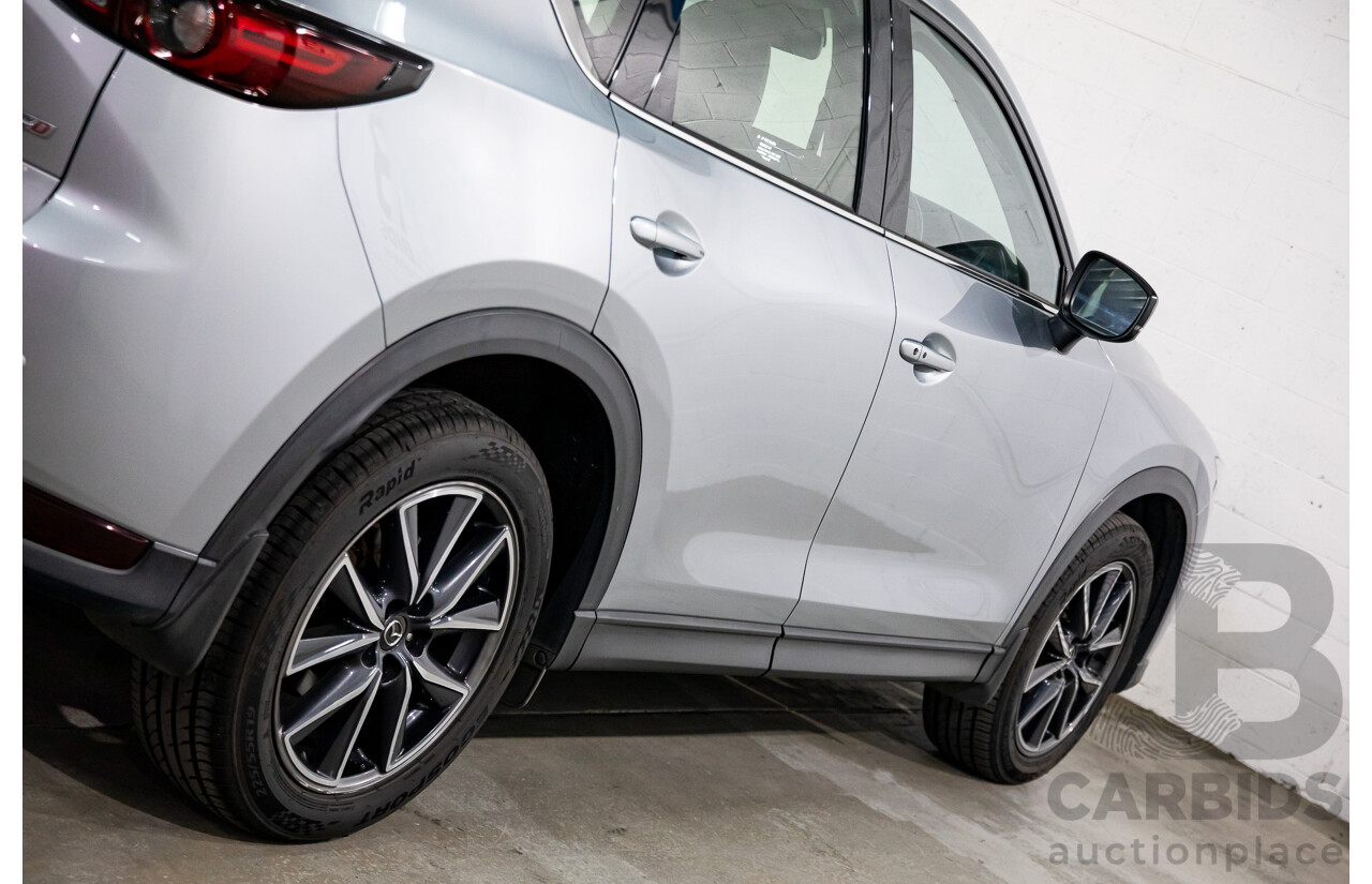 03/2017 Mazda CX-5 GT (AWD) MY17.5 (KF Series 2) 4d Wagon Sonic Silver Metallic Turbo Diesel 2.2L