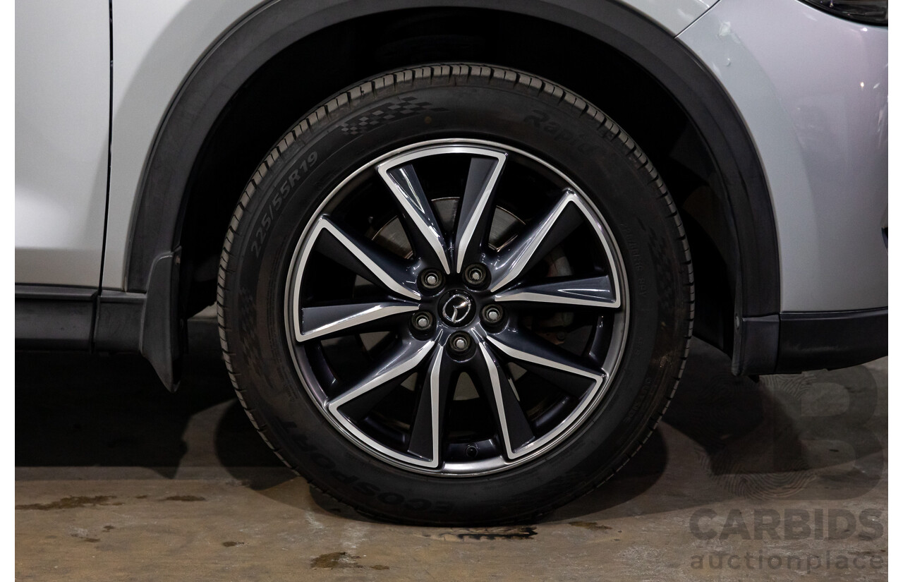 03/2017 Mazda CX-5 GT (AWD) MY17.5 (KF Series 2) 4d Wagon Sonic Silver Metallic Turbo Diesel 2.2L