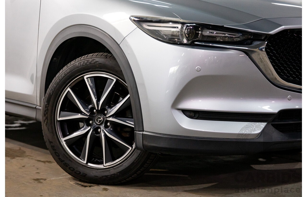 03/2017 Mazda CX-5 GT (AWD) MY17.5 (KF Series 2) 4d Wagon Sonic Silver Metallic Turbo Diesel 2.2L