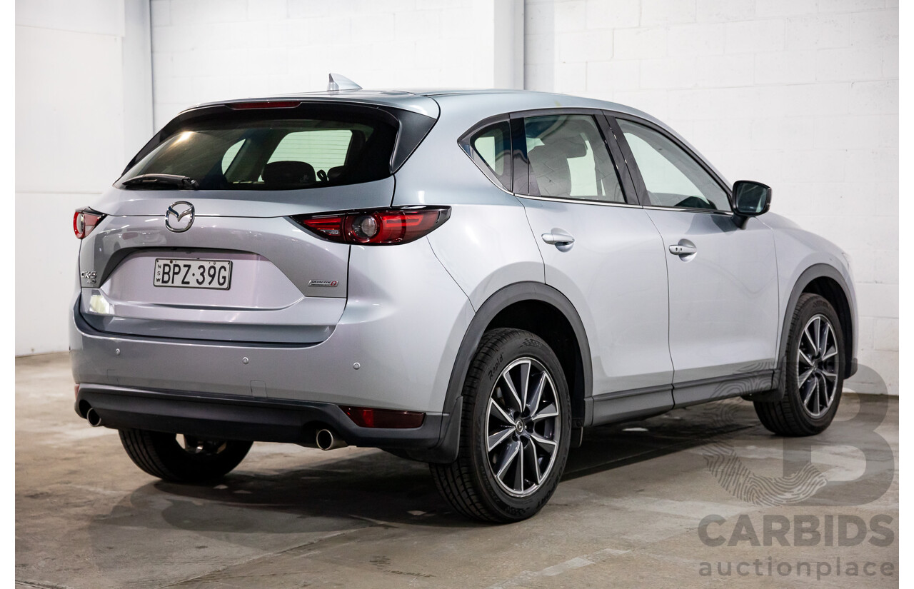 03/2017 Mazda CX-5 GT (AWD) MY17.5 (KF Series 2) 4d Wagon Sonic Silver Metallic Turbo Diesel 2.2L