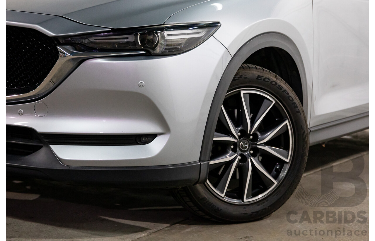 03/2017 Mazda CX-5 GT (AWD) MY17.5 (KF Series 2) 4d Wagon Sonic Silver Metallic Turbo Diesel 2.2L