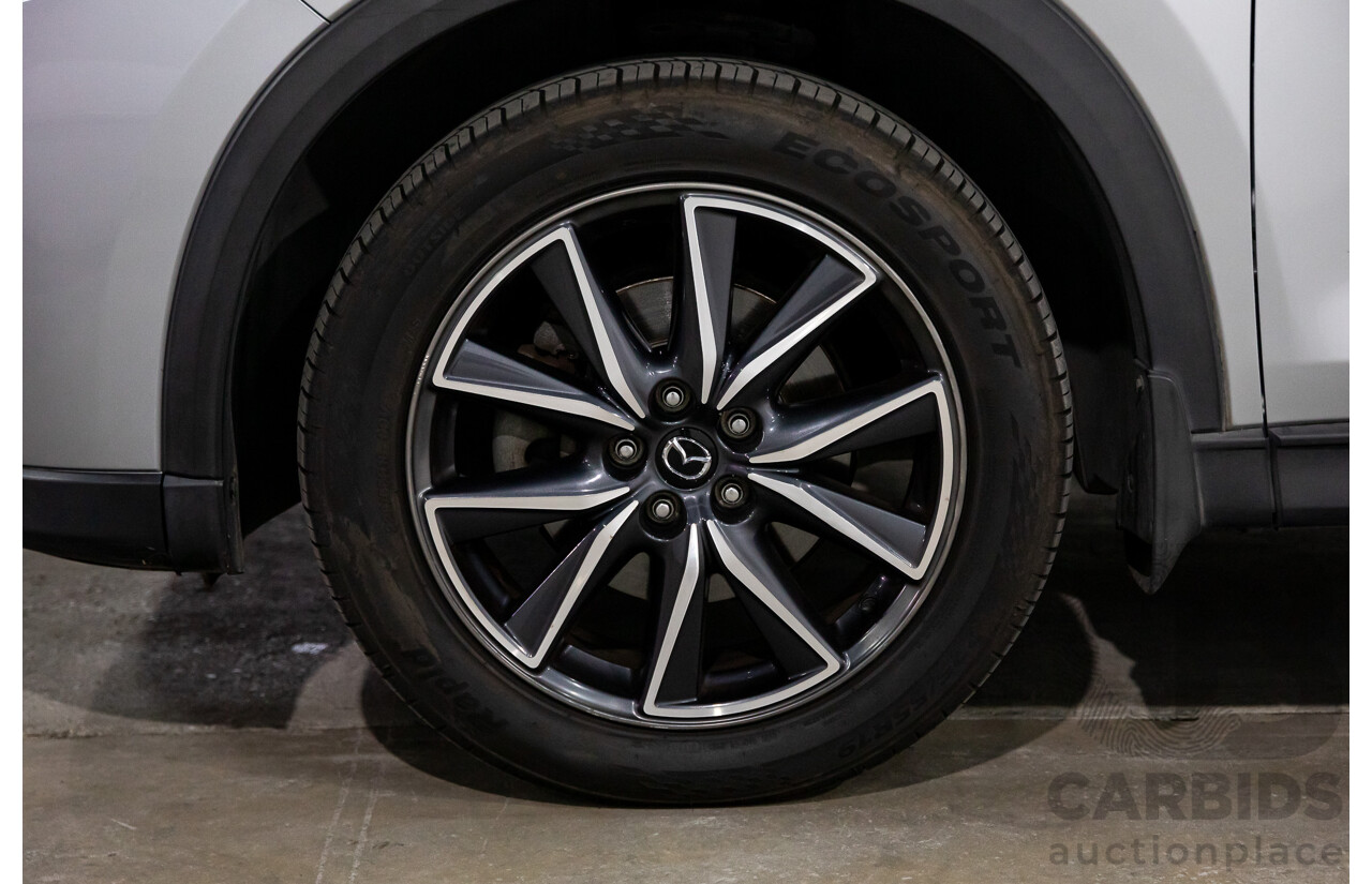 03/2017 Mazda CX-5 GT (AWD) MY17.5 (KF Series 2) 4d Wagon Sonic Silver Metallic Turbo Diesel 2.2L