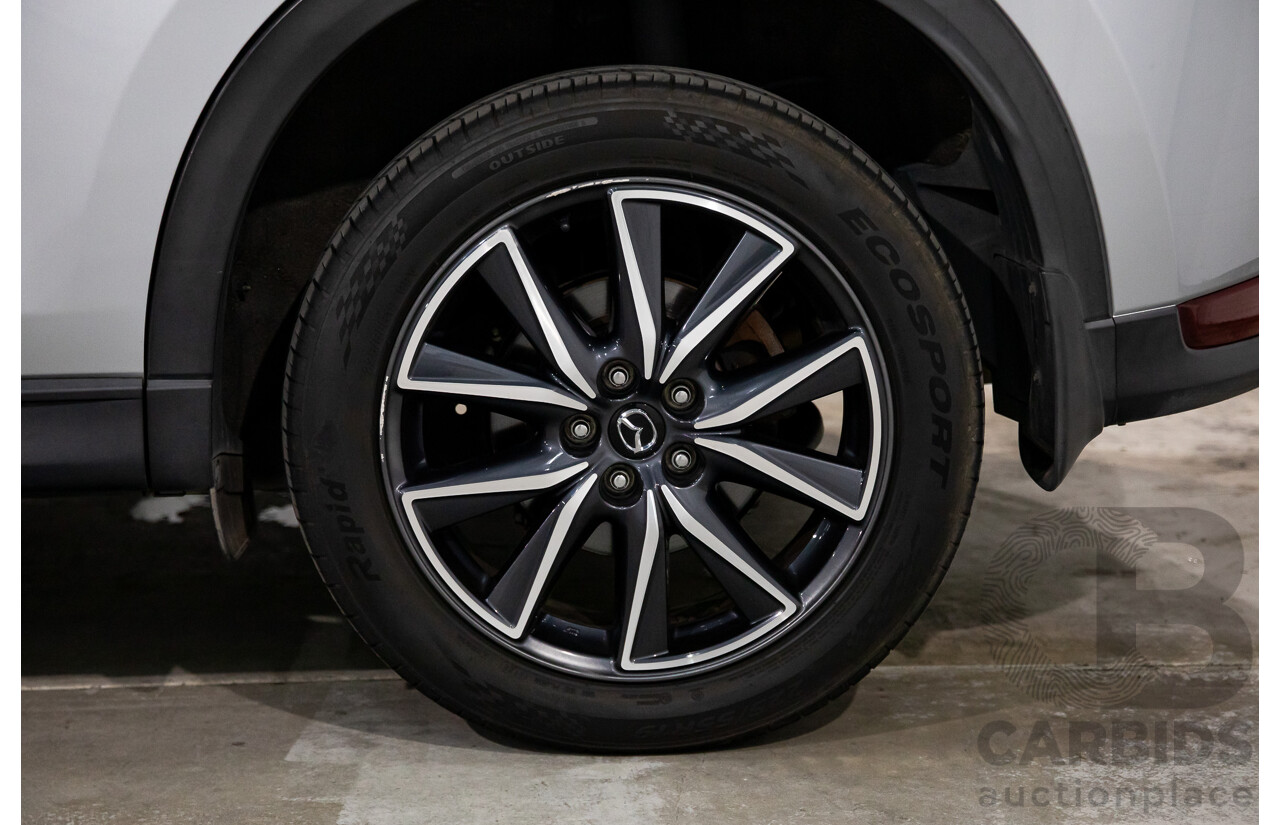 03/2017 Mazda CX-5 GT (AWD) MY17.5 (KF Series 2) 4d Wagon Sonic Silver Metallic Turbo Diesel 2.2L