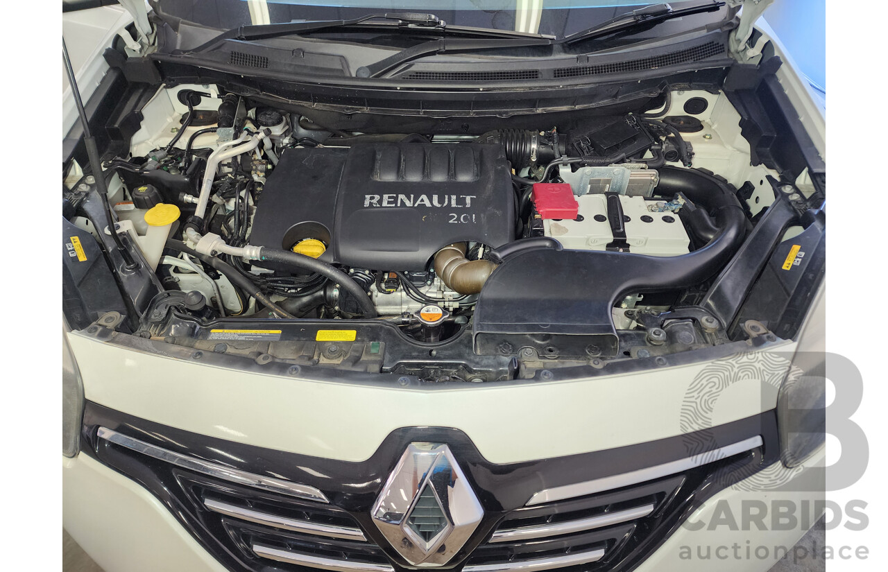 11/2013 Renault Koleos Privilege (4x4) H45 PHASE III 4d Wagon White 2.0L