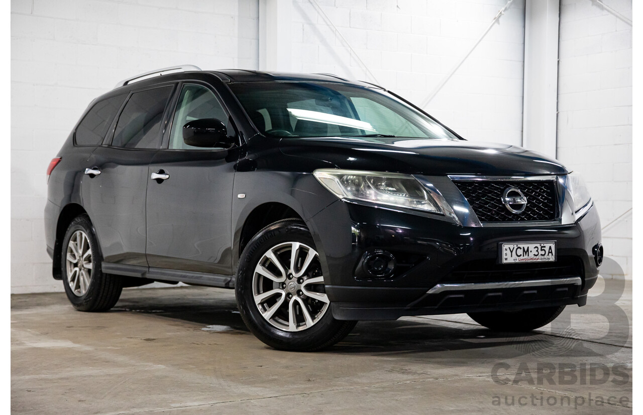 7/2015 Nissan Pathfinder ST (4x2) R52 4d Wagon Magnetic Black Metallic V6 3.5L