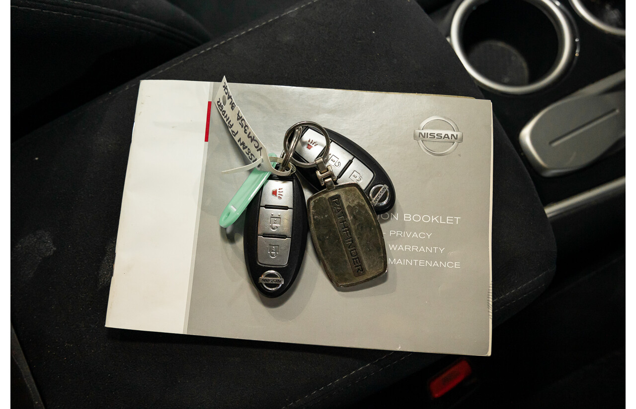 7/2015 Nissan Pathfinder ST (4x2) R52 4d Wagon Magnetic Black Metallic V6 3.5L