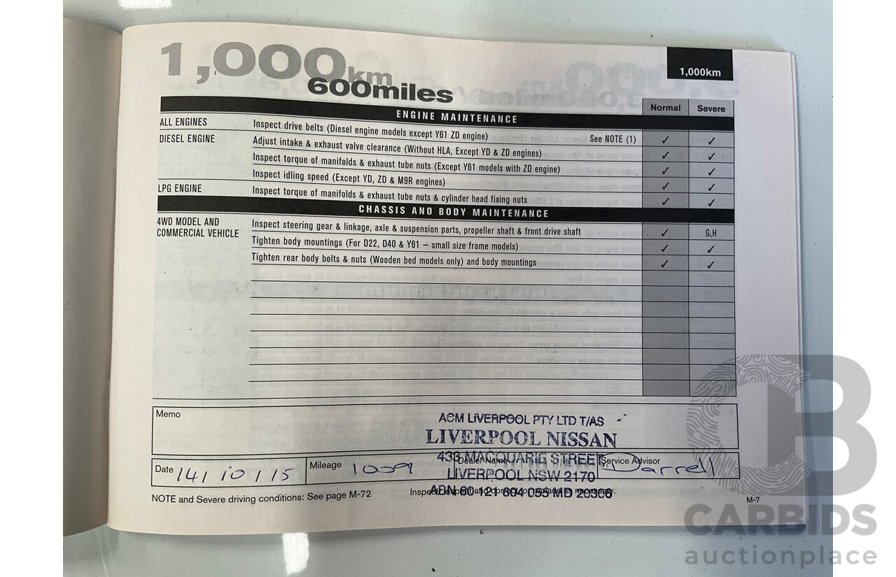 7/2015 Nissan Pathfinder ST (4x2) R52 4d Wagon Magnetic Black Metallic V6 3.5L