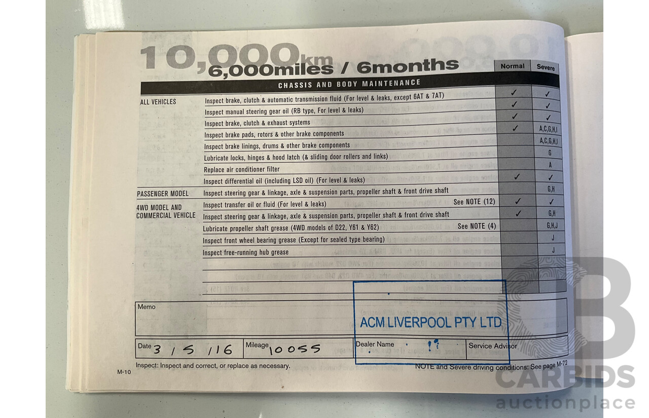 7/2015 Nissan Pathfinder ST (4x2) R52 4d Wagon Magnetic Black Metallic V6 3.5L