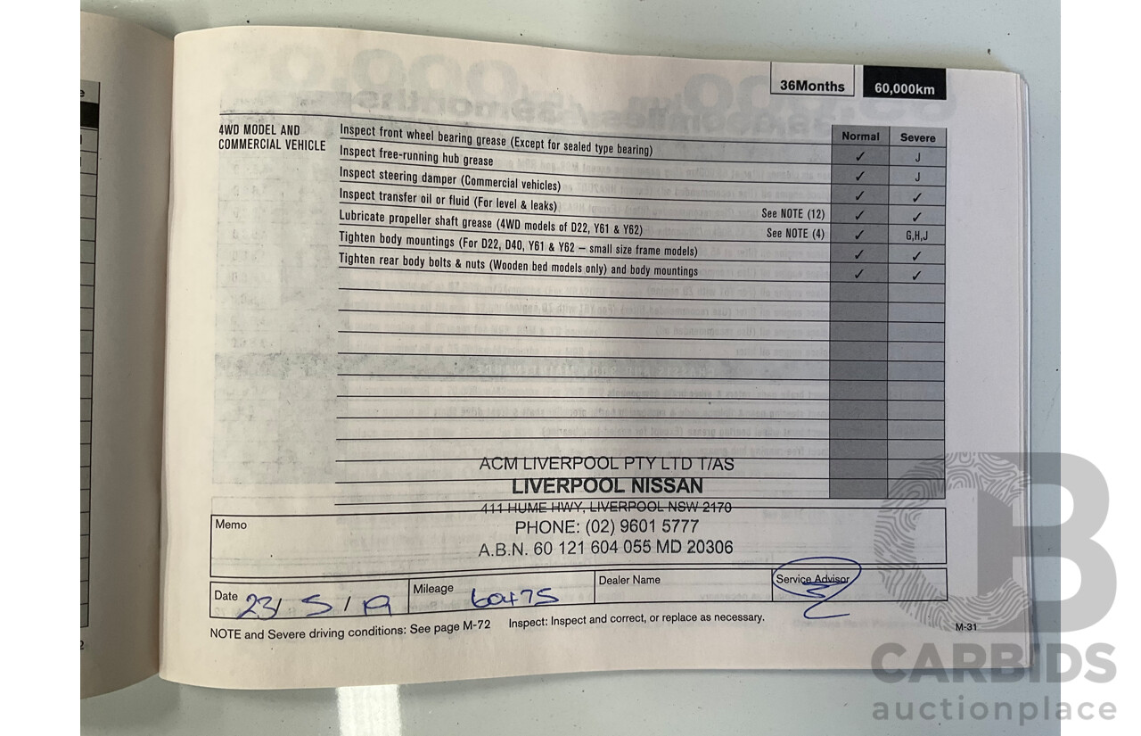 7/2015 Nissan Pathfinder ST (4x2) R52 4d Wagon Magnetic Black Metallic V6 3.5L