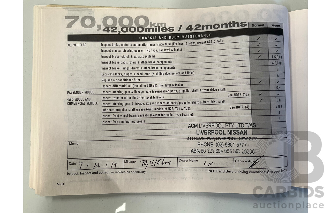 7/2015 Nissan Pathfinder ST (4x2) R52 4d Wagon Magnetic Black Metallic V6 3.5L