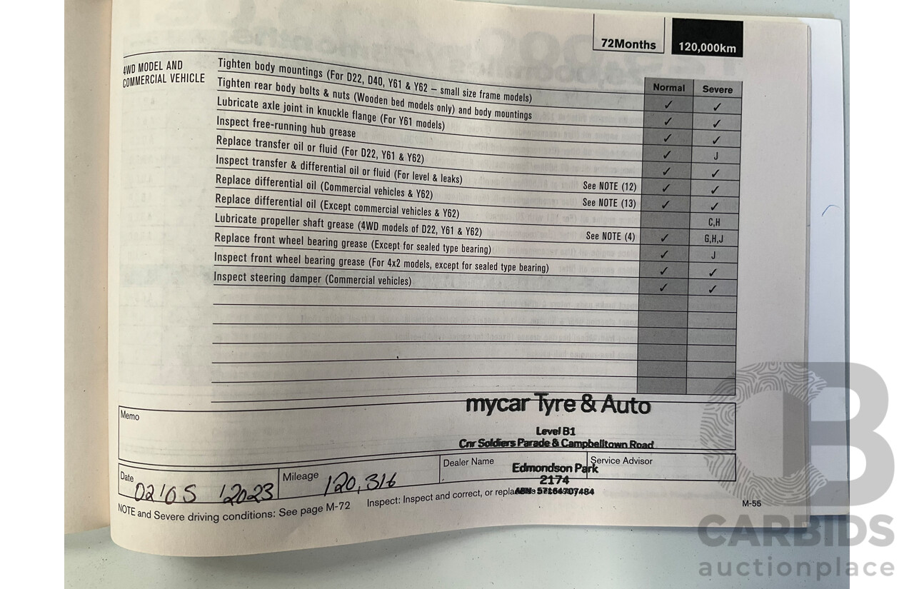 7/2015 Nissan Pathfinder ST (4x2) R52 4d Wagon Magnetic Black Metallic V6 3.5L