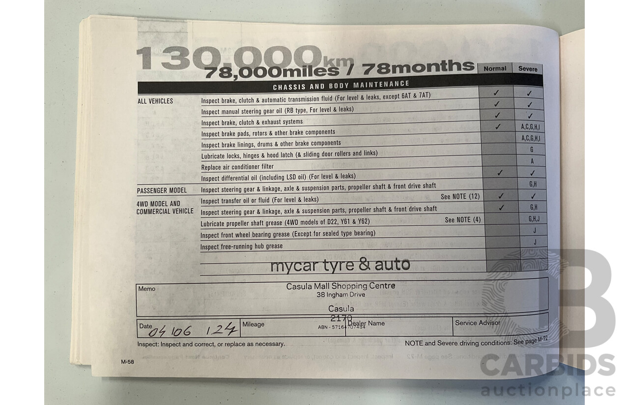 7/2015 Nissan Pathfinder ST (4x2) R52 4d Wagon Magnetic Black Metallic V6 3.5L