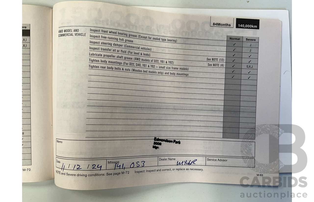 7/2015 Nissan Pathfinder ST (4x2) R52 4d Wagon Magnetic Black Metallic V6 3.5L