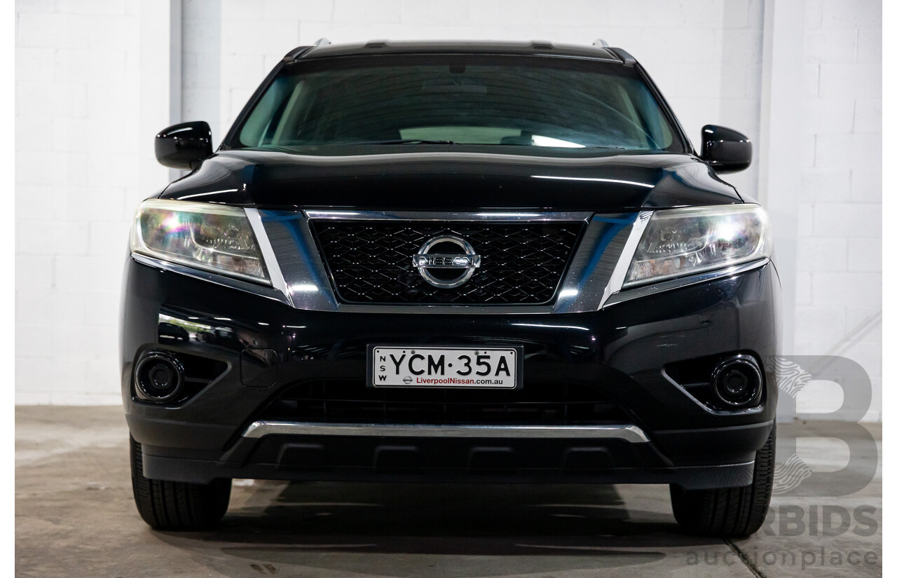 7/2015 Nissan Pathfinder ST (4x2) R52 4d Wagon Magnetic Black Metallic V6 3.5L