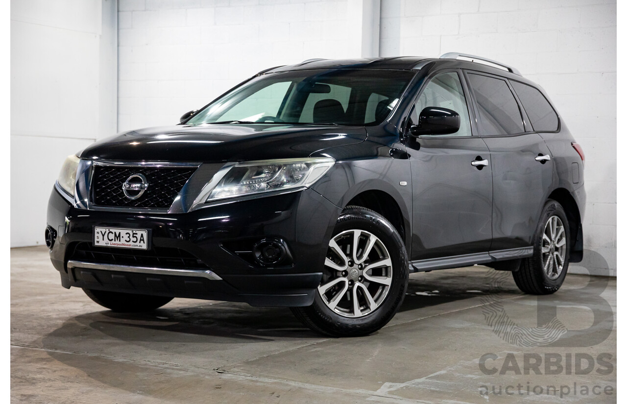 7/2015 Nissan Pathfinder ST (4x2) R52 4d Wagon Magnetic Black Metallic V6 3.5L