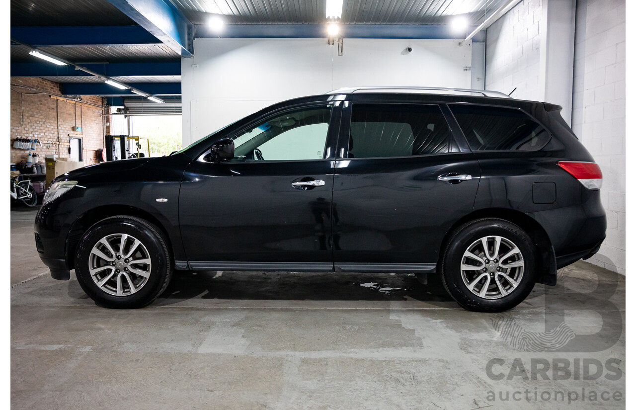 7/2015 Nissan Pathfinder ST (4x2) R52 4d Wagon Magnetic Black Metallic V6 3.5L