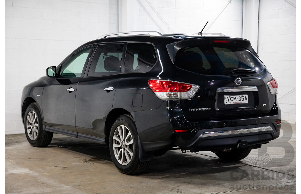 7/2015 Nissan Pathfinder ST (4x2) R52 4d Wagon Magnetic Black Metallic V6 3.5L