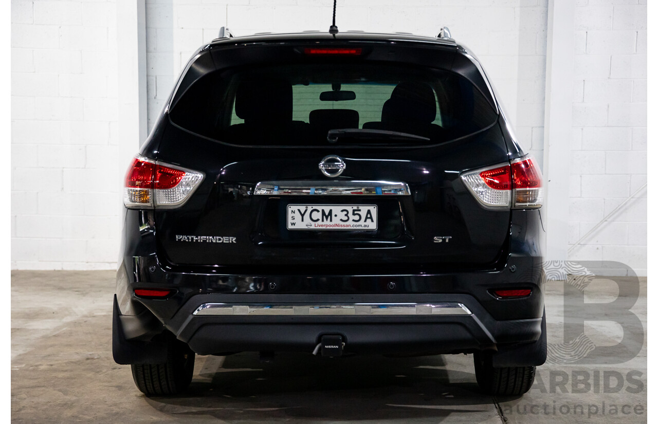 7/2015 Nissan Pathfinder ST (4x2) R52 4d Wagon Magnetic Black Metallic V6 3.5L