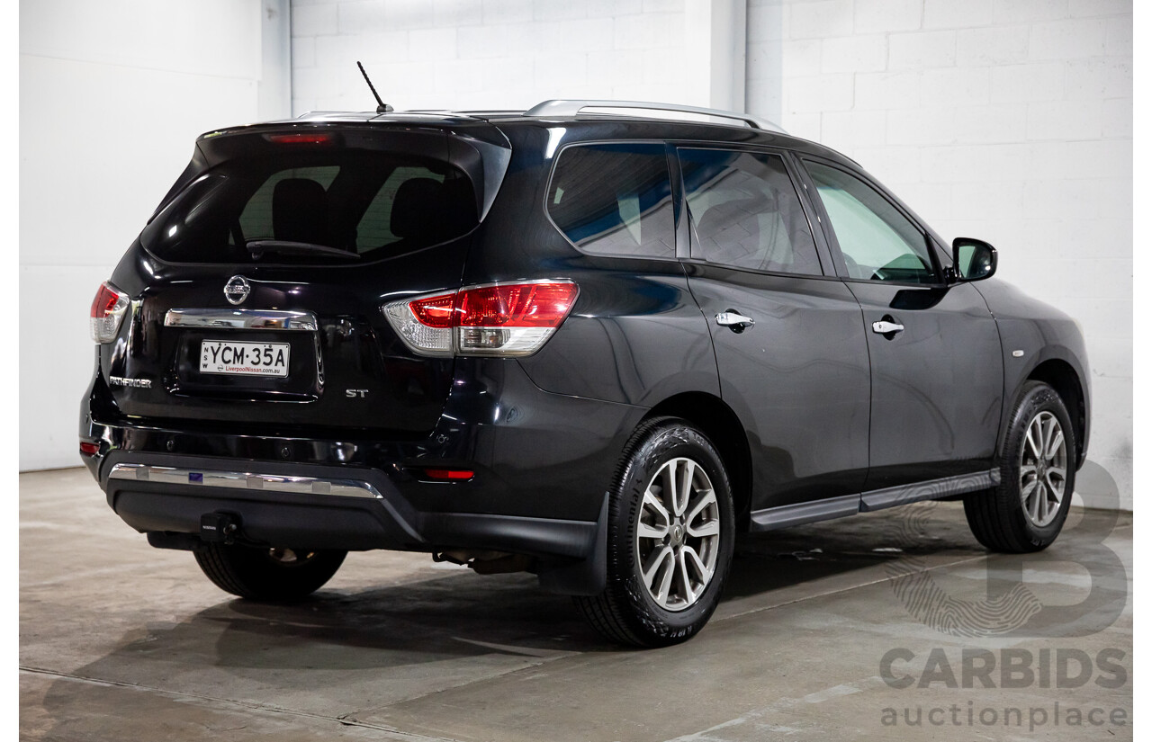 7/2015 Nissan Pathfinder ST (4x2) R52 4d Wagon Magnetic Black Metallic V6 3.5L