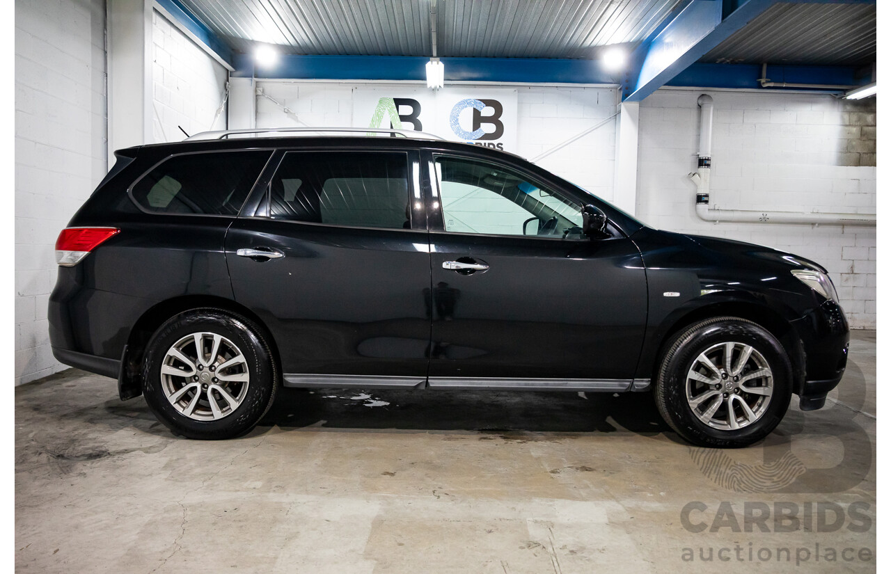 7/2015 Nissan Pathfinder ST (4x2) R52 4d Wagon Magnetic Black Metallic V6 3.5L