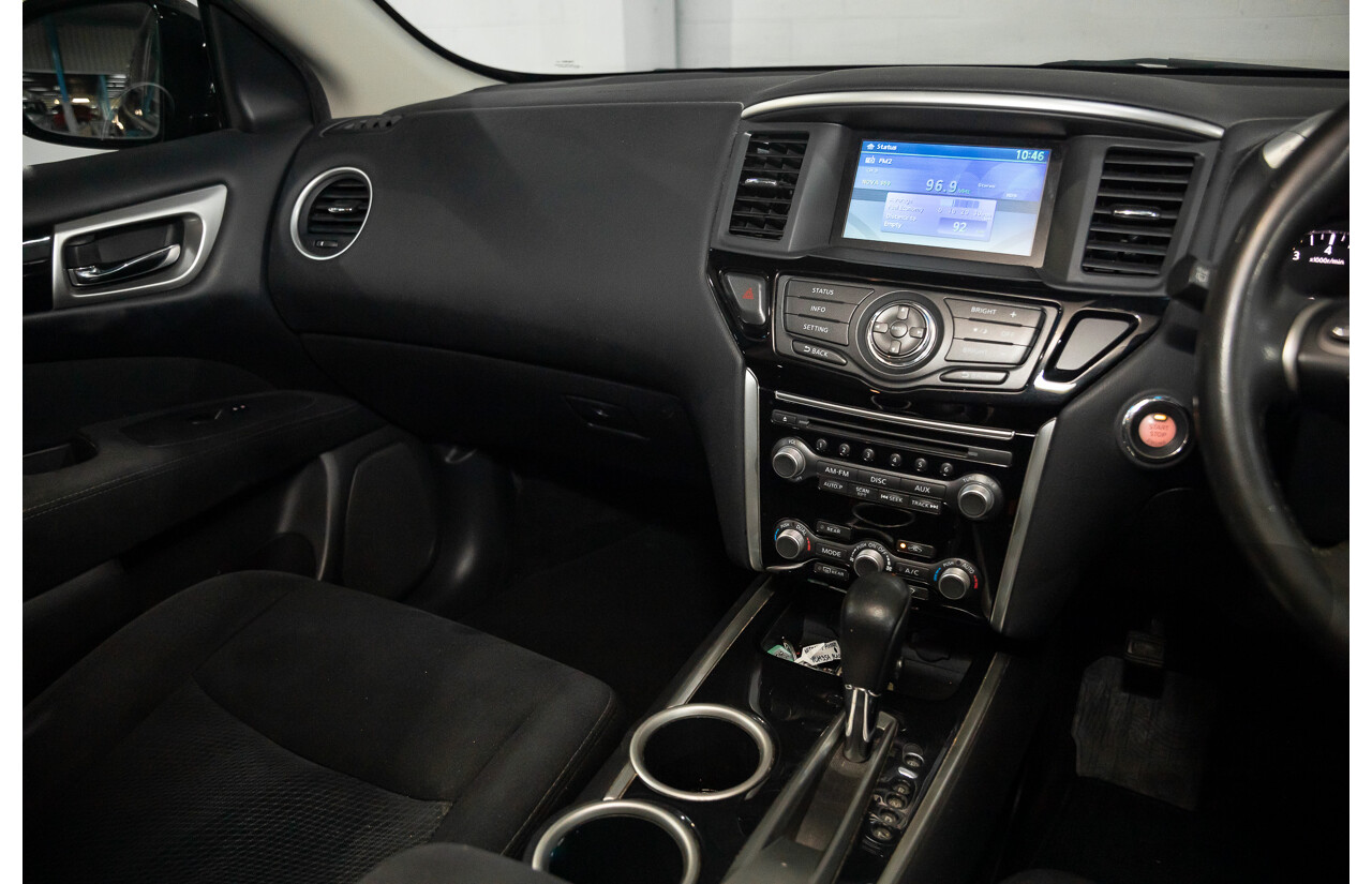 7/2015 Nissan Pathfinder ST (4x2) R52 4d Wagon Magnetic Black Metallic V6 3.5L