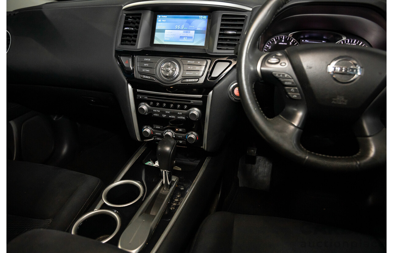 7/2015 Nissan Pathfinder ST (4x2) R52 4d Wagon Magnetic Black Metallic V6 3.5L