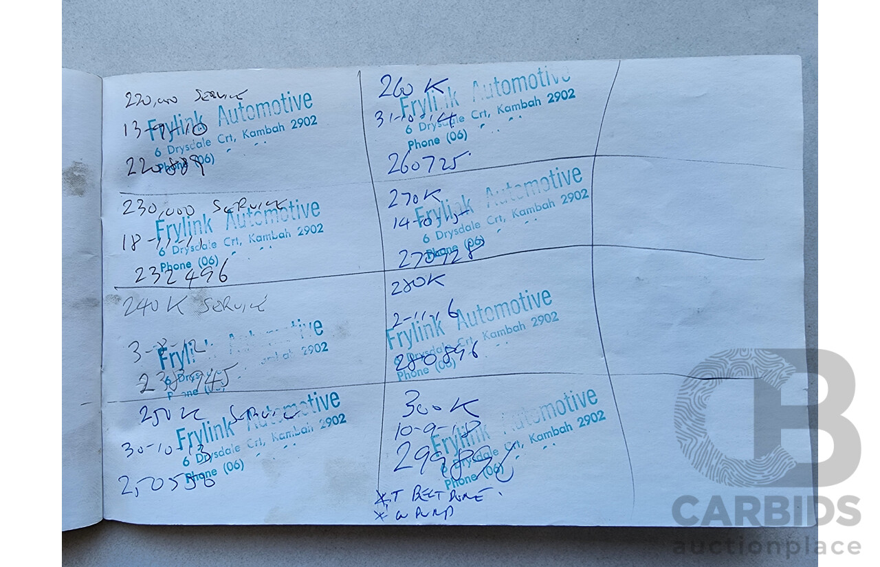 8/1999 Toyota Landcruiser Prado GXL (4x4) VZJ95R 4d Wagon Blue 3.4L