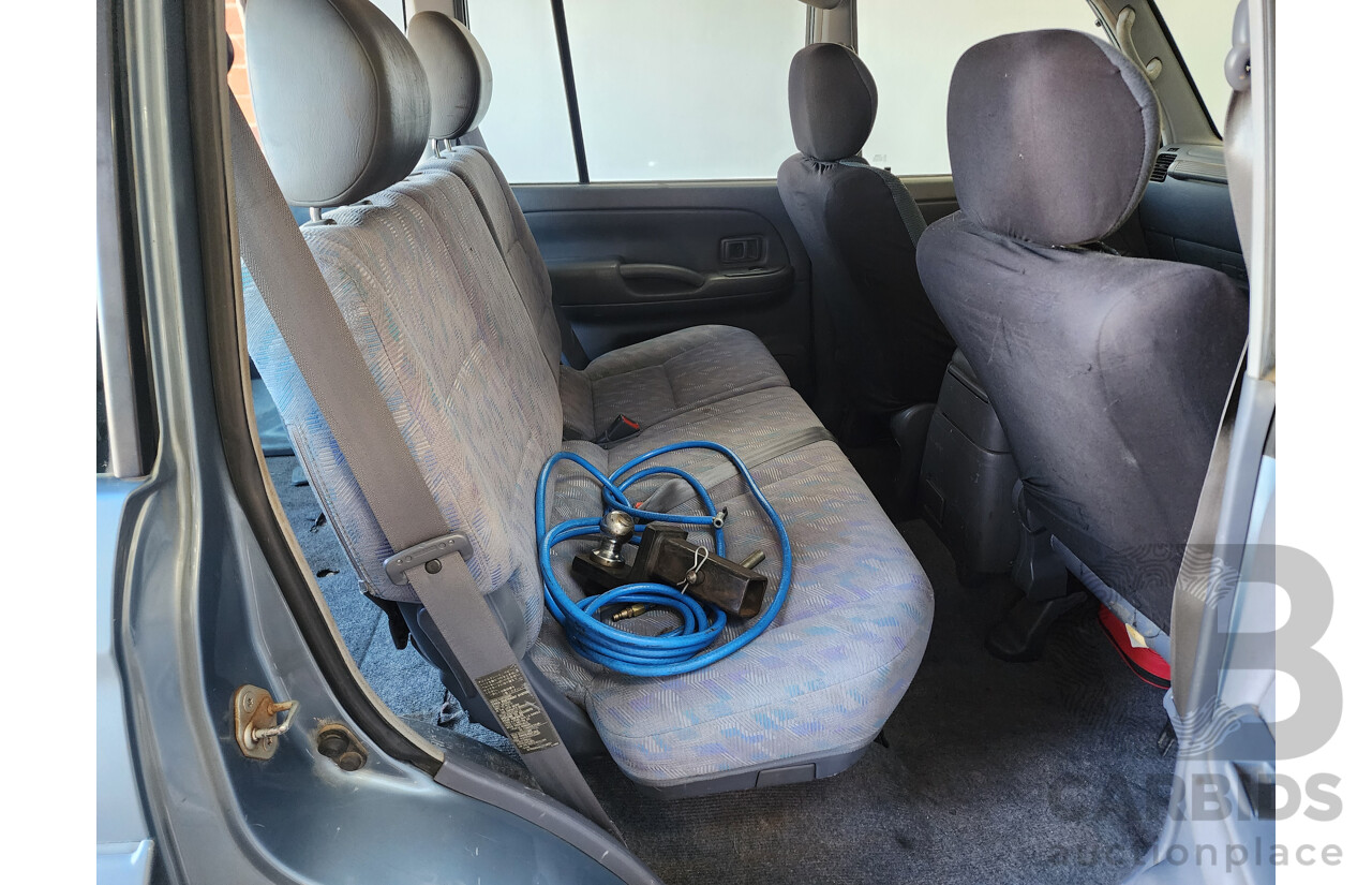 8/1999 Toyota Landcruiser Prado GXL (4x4) VZJ95R 4d Wagon Blue 3.4L