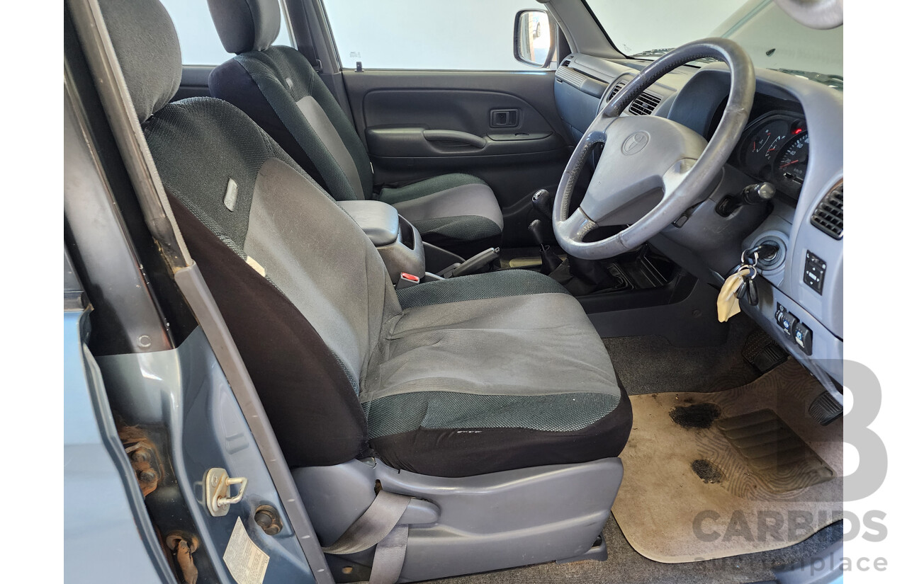 8/1999 Toyota Landcruiser Prado GXL (4x4) VZJ95R 4d Wagon Blue 3.4L