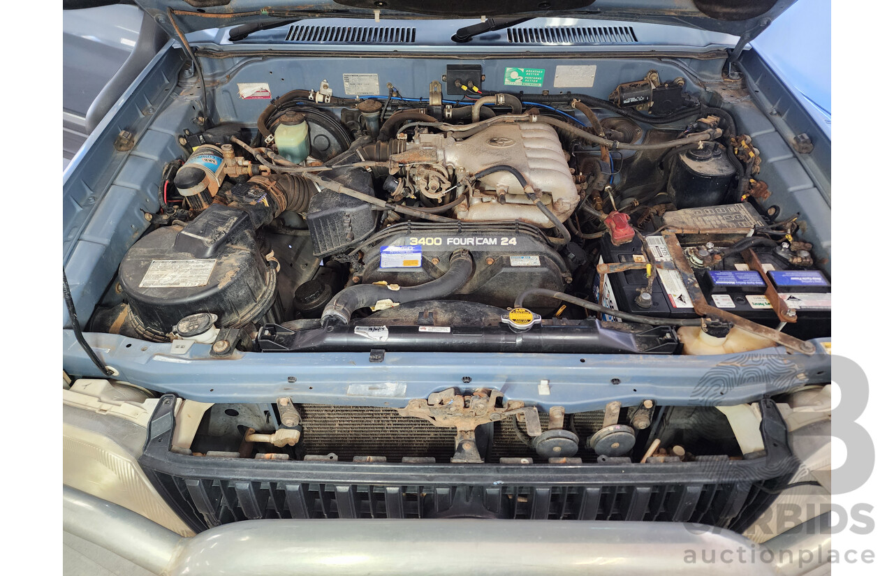 8/1999 Toyota Landcruiser Prado GXL (4x4) VZJ95R 4d Wagon Blue 3.4L