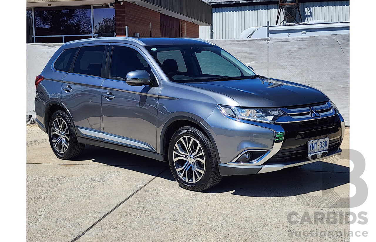 4/2015 Mitsubishi Outlander XLS (4x4) ZK MY16 4d Wagon Grey 2.3L